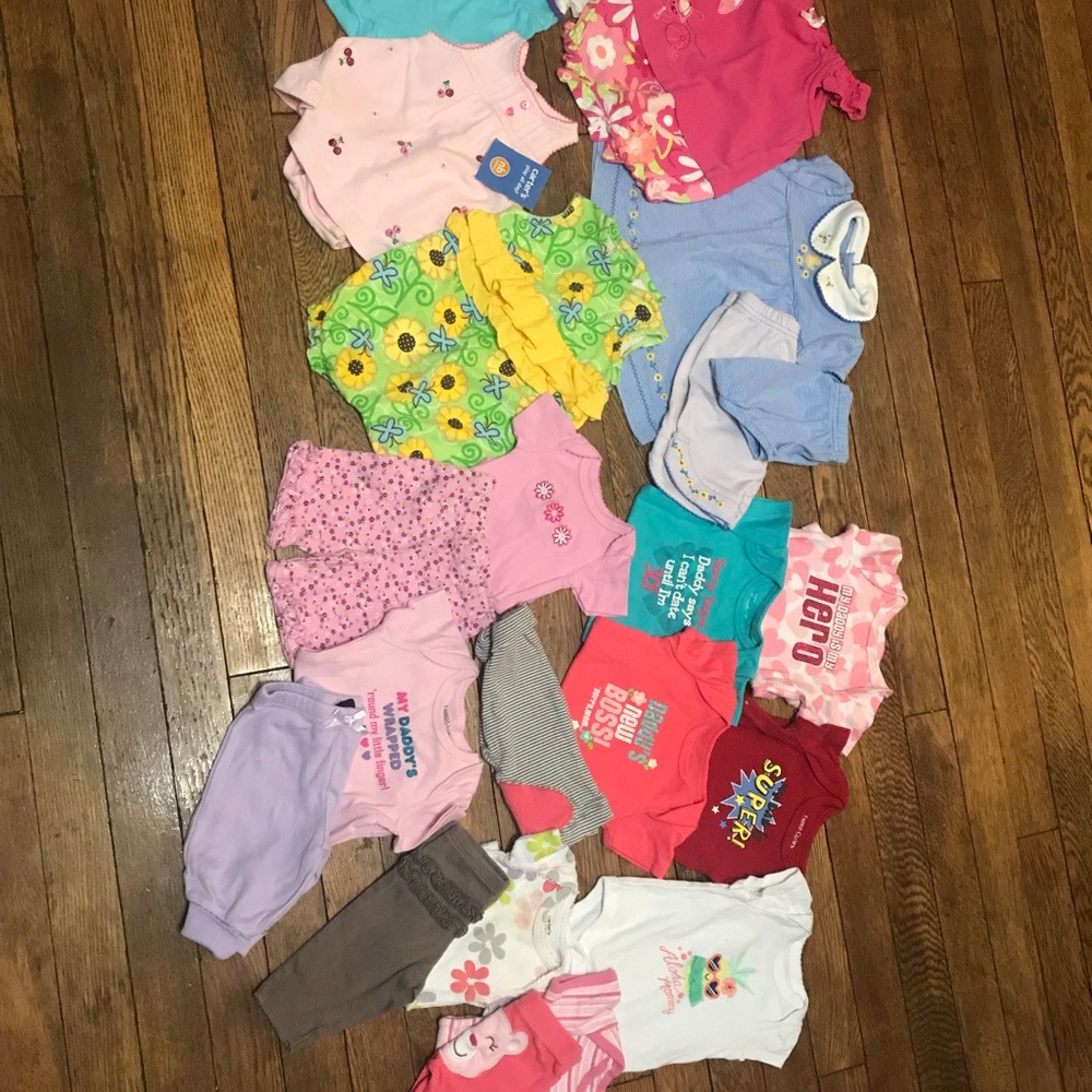 Newborn baby girl summer bundle